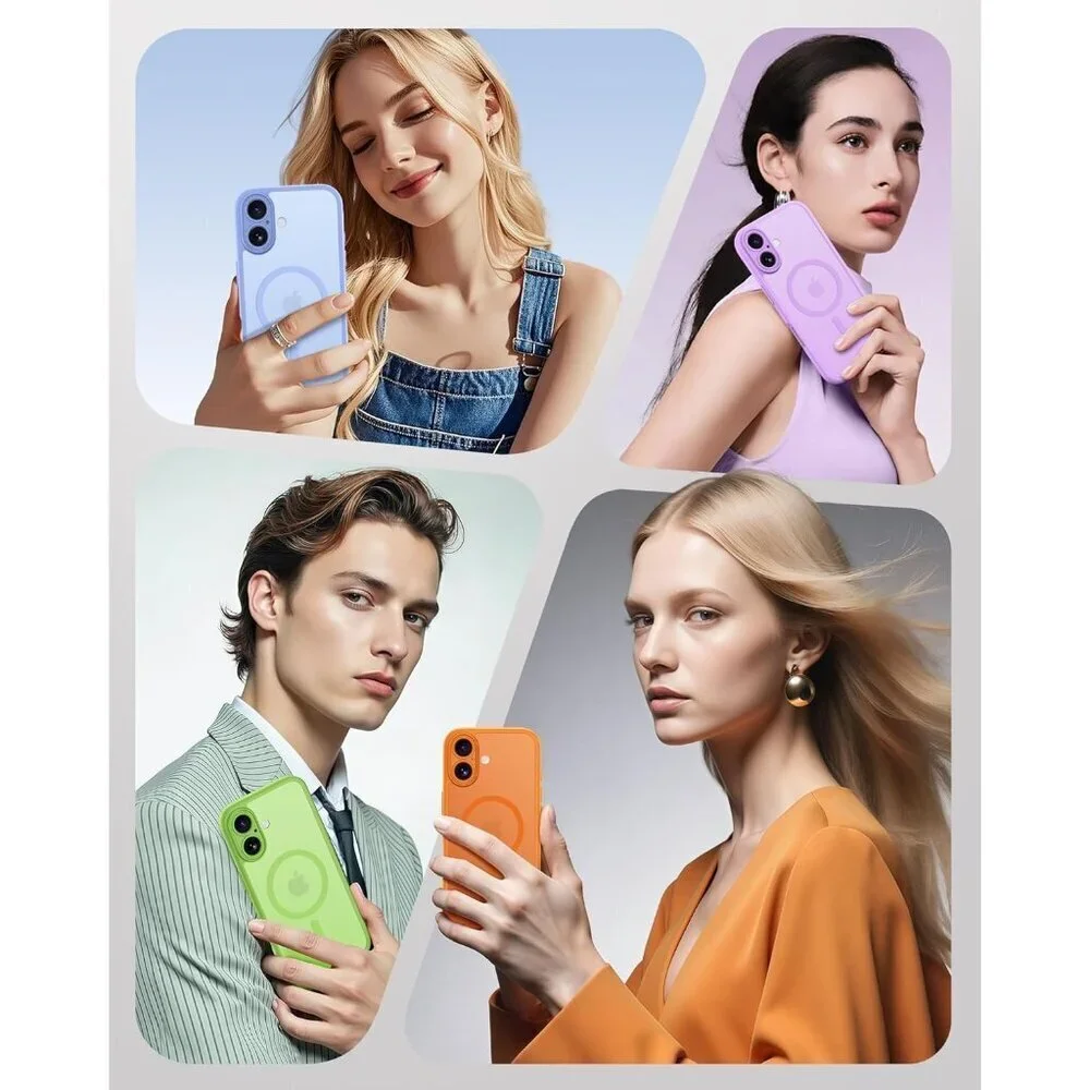 Light Green Iphone 17 Pro Max Full Camera Protection Translucent Mate Phone Case